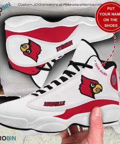 Personalized Louisville Cardinals Football Air JD13 Sneakers