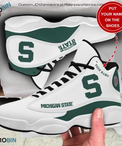 Personalized Michigan State Spartans Air JD13 Sneakers