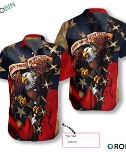 Personalized Name Don’t Mess With Texas Eagle Hawaiian Shirt Personalized Name Don’t Mess With Texas Eagle Hawaiian Shirt