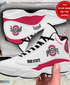 Personalized Ohio State Buckeyes Air JD13 Sneakers Personalized Ohio State Buckeyes Air JD13 Sneakers