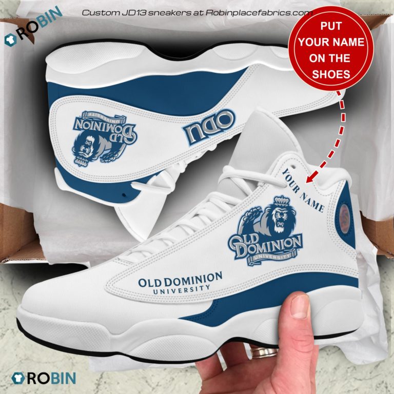 Personalized Old Dominion Monarchs Air JD13 Shoes