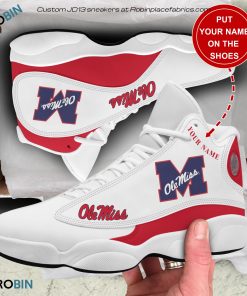 Personalized Ole Miss Rebels Air JD13 Sneakers