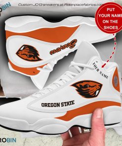 Personalized Oregon State Beavers Air JD13 Shoes