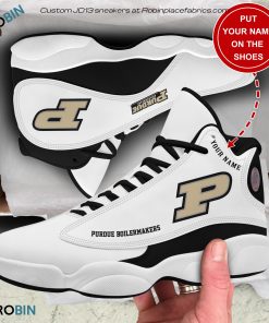 Personalized Purdue Boilermakers Air JD13 Sneakers Personalized Purdue Boilermakers Air JD13 Sneakers