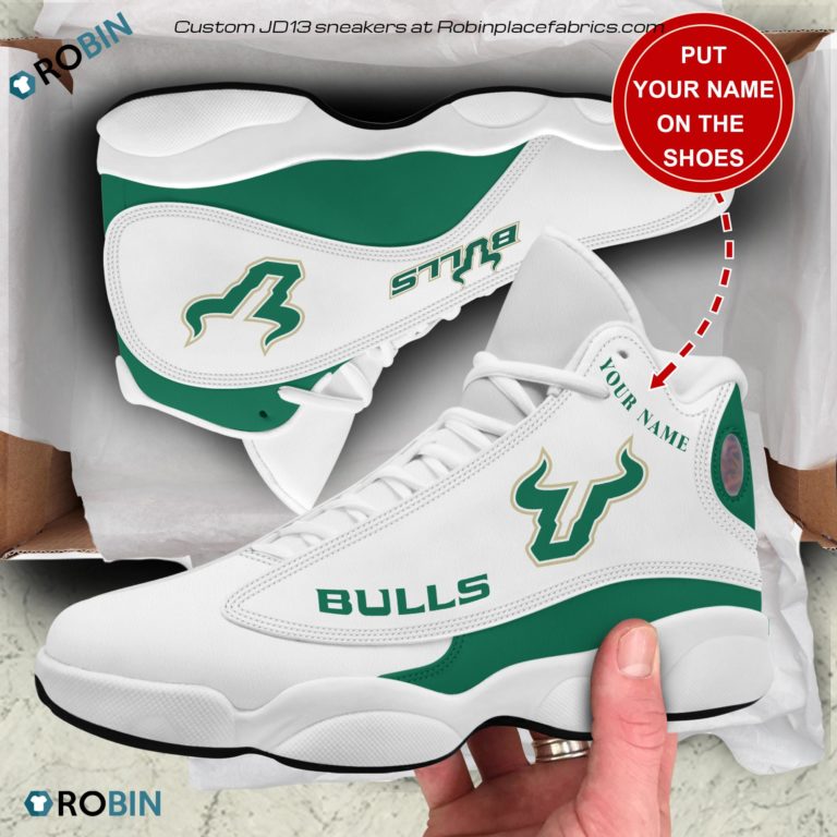 Personalized South Florida Bulls Air JD13 Shoes