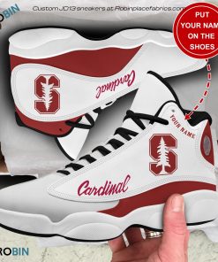 Personalized Stanford Cardinal Air JD13 Shoes, Custom Sneakers