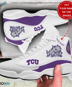 Personalized Tcu Horned Frogs Air JD13 Shoes