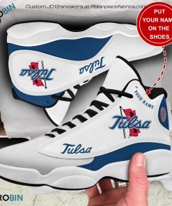 Personalized Tulsa Golden Hurricane Air JD13 Shoes