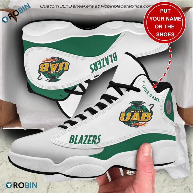 Personalized Uab Blazers Tide Air JD13 Shoes
