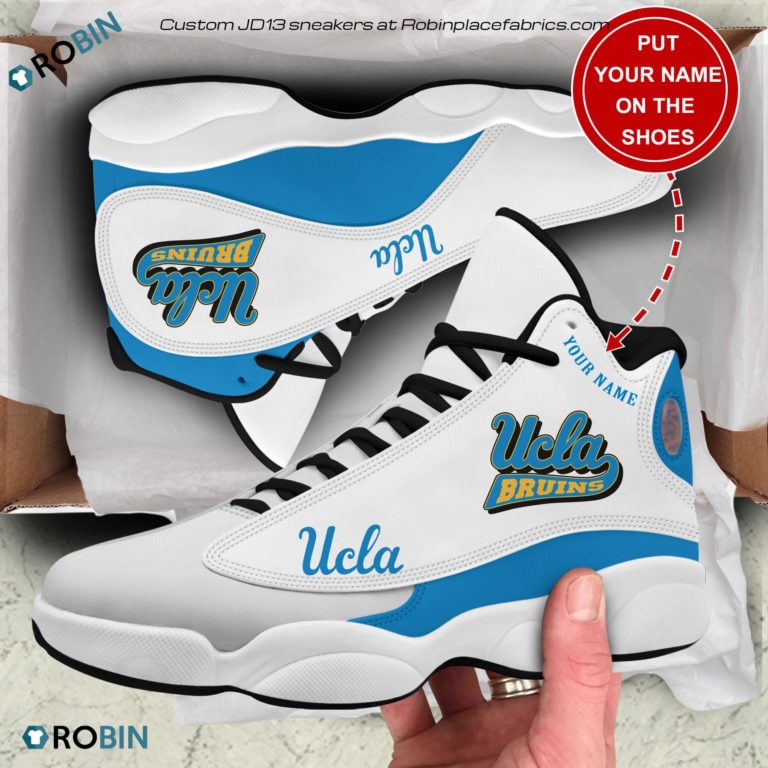 Personalized Ucla Bruins Air JD13 Shoes, Custom Jordan 13 Sneakers