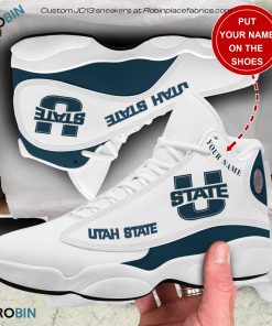 Personalized Utah State Aggies Air JD13 Shoes Personalized Utah State Aggies Air JD13 Shoes