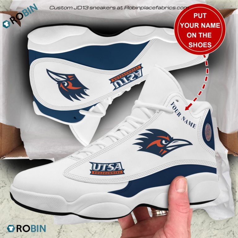Personalized Utsa Roadrunners Air JD13 Shoes, Custom Sneakers