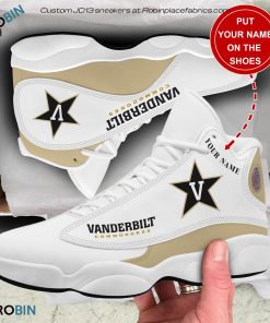 Personalized Vanderbilt Commodores Air JD13 Shoes