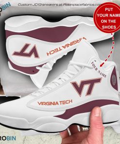 Personalized Virginia Tech Hokies Air JD13 Shoes