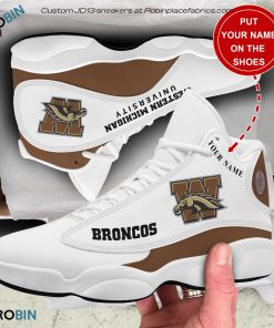 Personalized Western Michigan Broncos Air JD13 Shoes Personalized Western Michigan Broncos Air JD13 Shoes