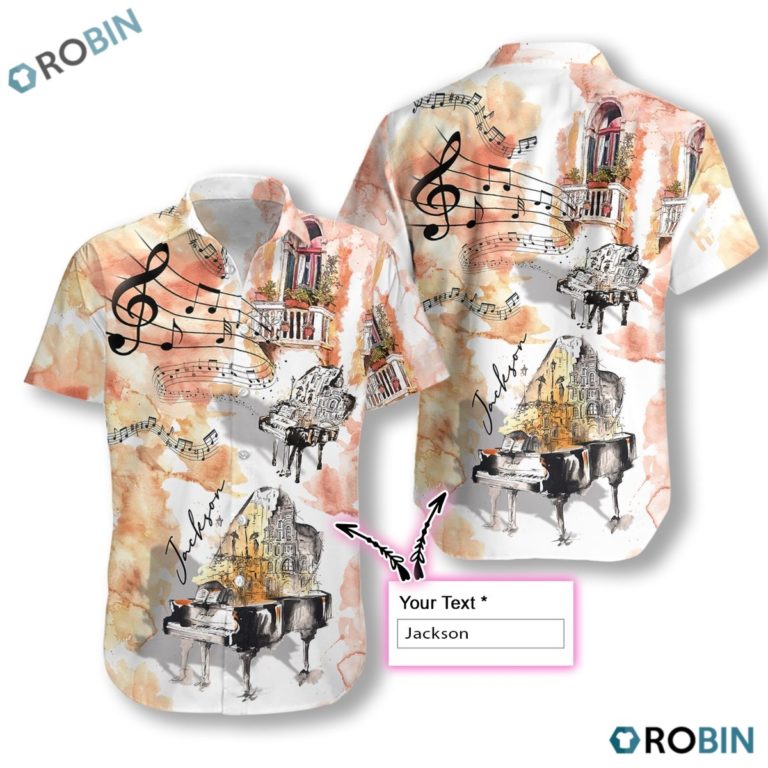 Piano The Sound Of Life Hawaiian Shirt