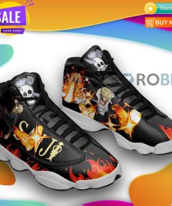 Sanji diable jambe  jd 13 sneakers, one piece custom shoes