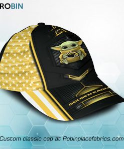 Baby Yoda Hug Southern Miss Golden Eagles Full Printed Cap, Hat