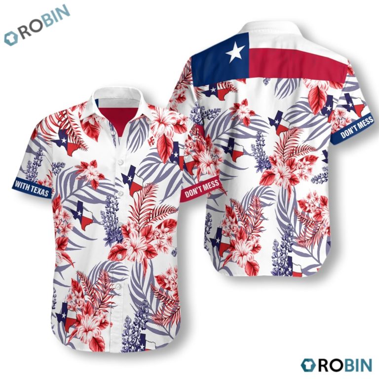 Texas Proud Bluebonnet Hawaiian Shirt