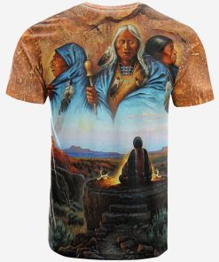 The Native American, Founders Of The Land 3D All Over Print T-Shirt The Native American, Founders Of The Land 3D All Over Print T-Shirt