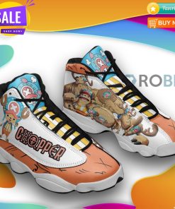 Tony tony chopper  jd 13 sneakers, one piece custom shoes