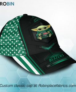 Baby Yoda Hug Uab Blazers All Over Print Classic Cap