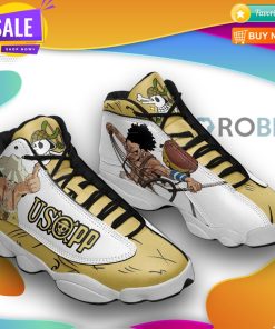 Usopp  jd 13 sneakers, one piece custom shoes