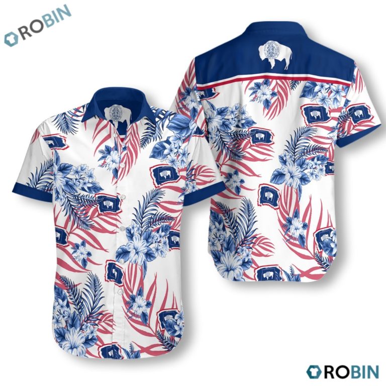 Wyoming Proud Hawaiian Shirt, Button-up T-shirt