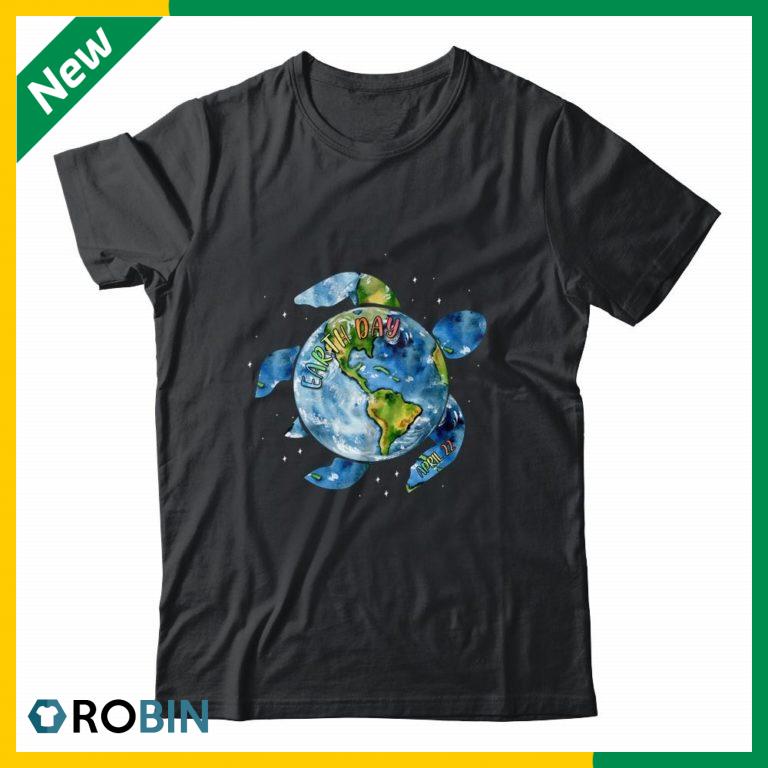 Earth Day Restore Earth Sea Turtle Art Save The Planet Shirt (T-shirt, Hoodie, Tank Top)