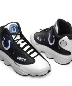 Indianapolis Colts Football Custom Air Jordan 13 Sneakers Indianapolis Colts Football Custom Air Jordan 13 Sneakers