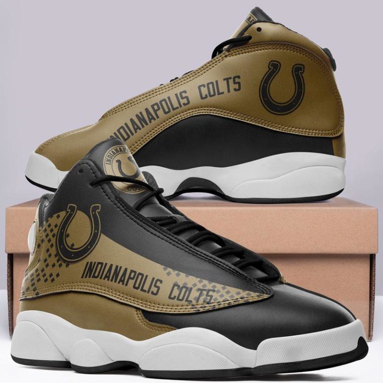 NFL Team Indianapolis Colts Air Jordan 13 Sneakers