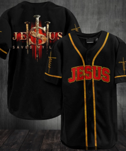 Jesus saved my life baseball jersey