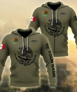 Personalized Mexican 3D All Over Printed Hoodie