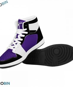 Baltimore Ravens High Top Leather Sneakers