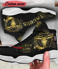 Taurus air jordan 13 sneakers, Taurus zodiac jd 13 shoes