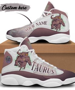 Taurus Zodiac JD 13 Sneakers, Taurus Horoscope Jordan 13 Shoes Taurus Zodiac JD 13 Sneakers, Taurus Horoscope Jordan 13 Shoes