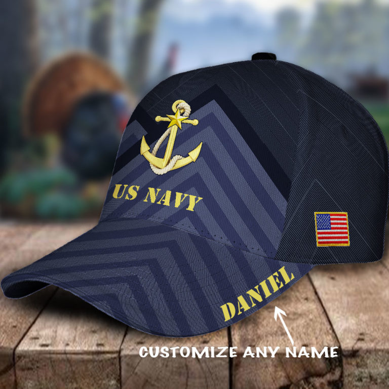 Custom name US Navy aop classic cap