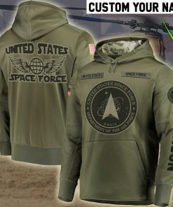 Personalized United States Space Force All Over Print Hoodie