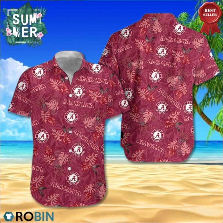 Alabama Crimson Tide Football Team Hawaiian Shirt