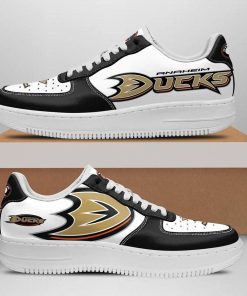 Anaheim Ducks Hockey Tean Custom NAF Shoes Anaheim Ducks Hockey Tean Custom NAF Shoes