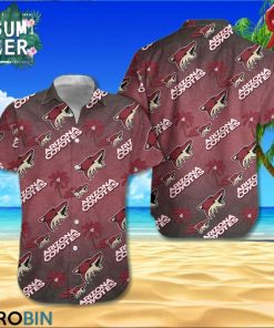 Arizona Coyotes All Over Print Aloha Shirt Arizona Coyotes All Over Print Aloha Shirt