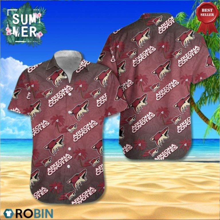 Arizona Coyotes All Over Print Aloha Shirt