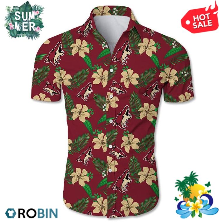 Arizona Coyotes All Over Print Aloha Shirt