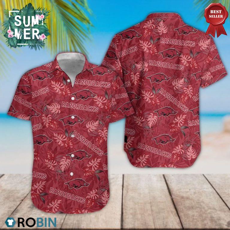 Arkansas Razorbacks Aloha Shirt