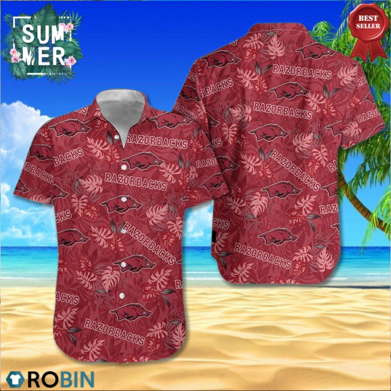 Arkansas Razorbacks Team 3D Print Hawaiian Shirt - RobinPlaceFabrics
