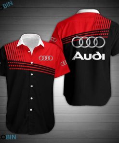 Audi Aloha Shirt, Button Up T Shirt