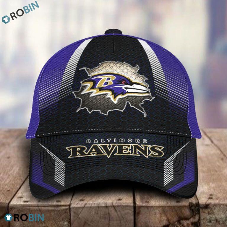 NFL Baltimore Ravens Football All Over Print Caps