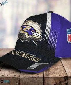 NFL Baltimore Ravens Football All Over Print Caps