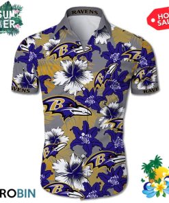 Baltimore Ravens All Over Print Aloha Shirt