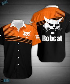 Bobcat Aloha Shirt, Button Up T Shirt